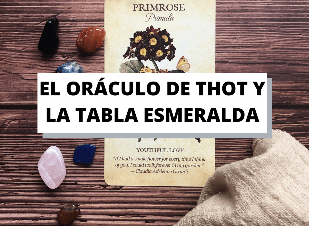 El oráculo de Thot y la Tabla Esmeralda CasadeLetras